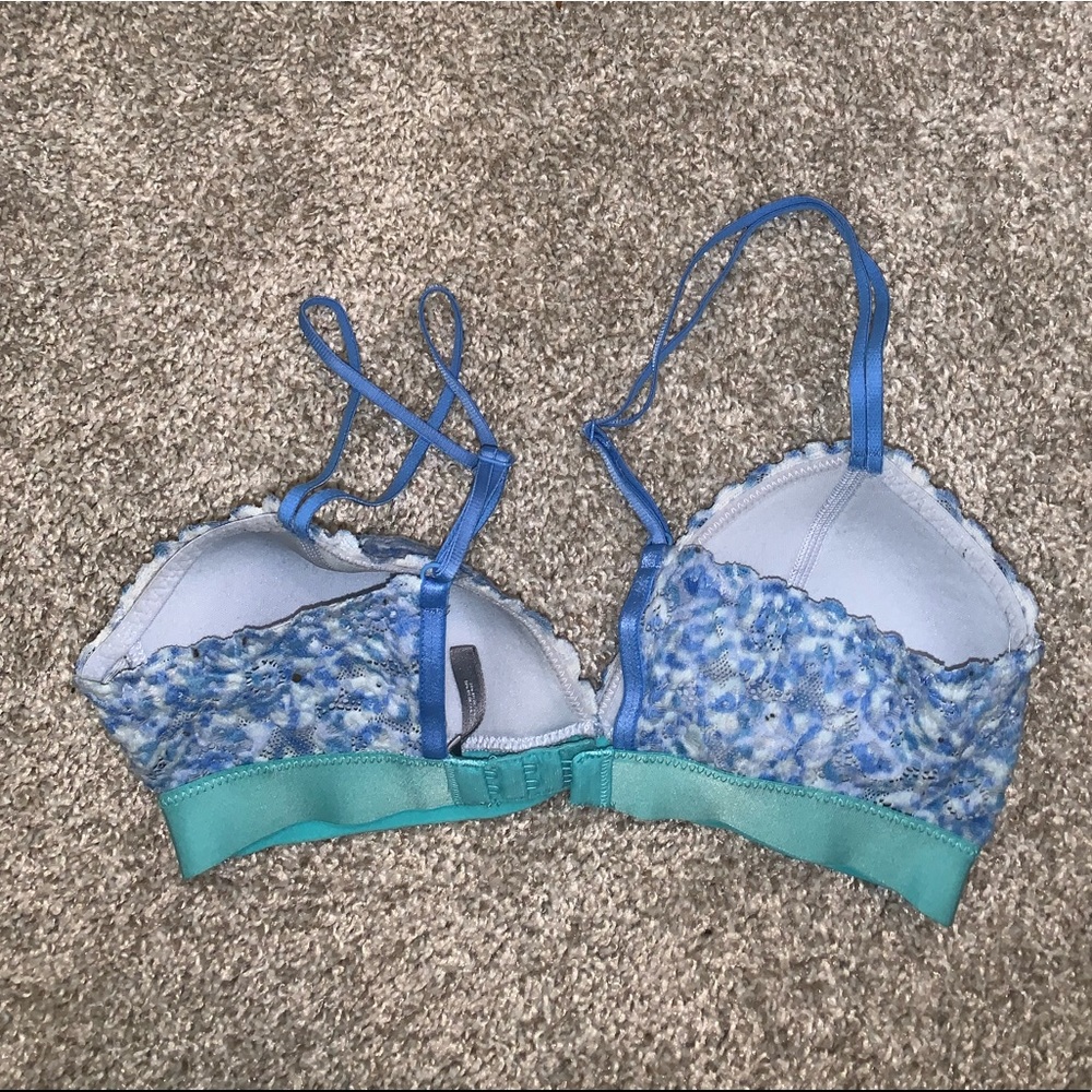 Aerie Blue & Green bra size XS - Picture 7 of 8